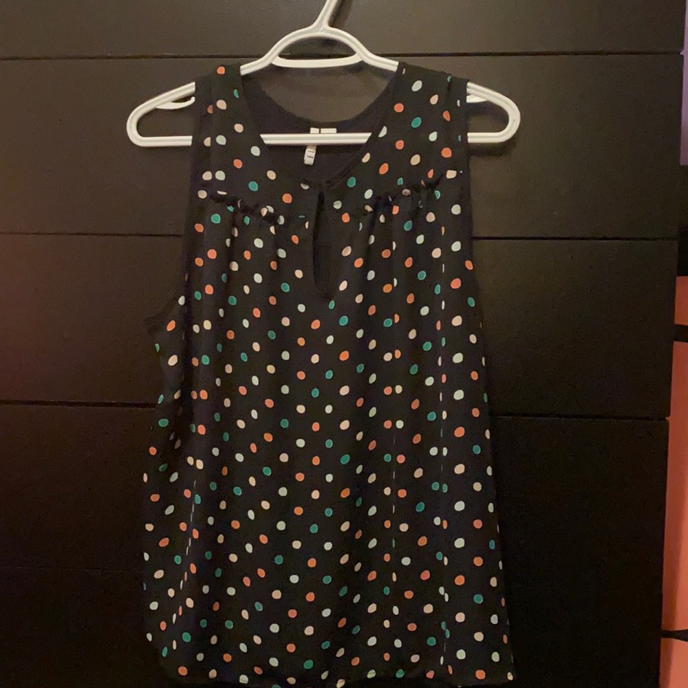 Women’s polka dot blouse